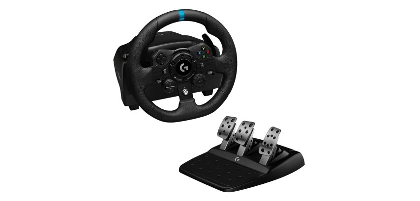 Logitech G G923 Noir USB 2.0 Volant + pédales Analogique/Numérique PC, Xbox One, Xbox Series S, Xbox Series X