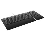 3Dconnexion Keyboard Pro with Numpad clavier Bureau USB + RF Wireless + Bluetooth AZERTY Français Noir
