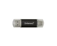 Intenso Twist Line USB flash drive 128 GB USB Type-A / USB Type-C 3.2 Gen 1 (3.1 Gen 1) Anthracite
