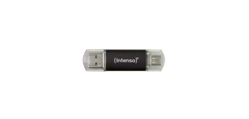 Intenso Twist Line USB flash drive 128 GB USB Type-A / USB Type-C 3.2 Gen 1 (3.1 Gen 1) Antraciet