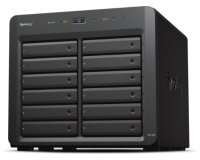Synology DX1222 Boîtier de disques de stockage Boîtier disque dur/SSD Noir 2.5/3.5"