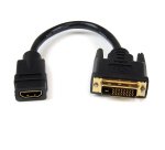 DLH DY-TU4726 câble vidéo et adaptateur 0,2 m HDMI Type A (Standard) DVI Noir