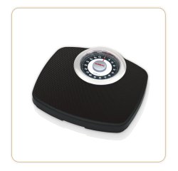 Pèse-personne mécanique Confort 180, noir