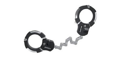Antivol menottes - à clé - 55 cm  -  noir