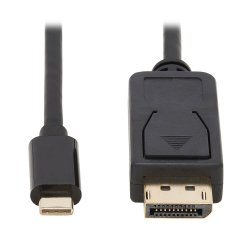 Tripp Lite U444-006-DP-BD câble vidéo et adaptateur 1,83 m USB Type-C DisplayPort Noir