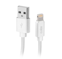 SBS Câble USB - Lightning Blanc