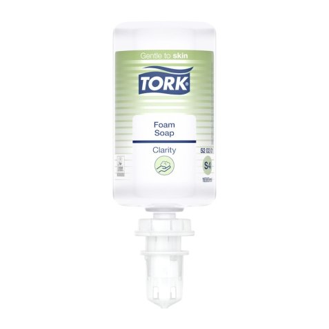 Recharge savon mousse 99 % ingrédient origine naturel. Lot 6 recharges 1L. Pour distributeur S4.