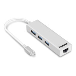 Hamlet XHUB331TCL laptop dock/port replicator USB 3.2 Gen 1 (3.1 Gen 1) Type-C White