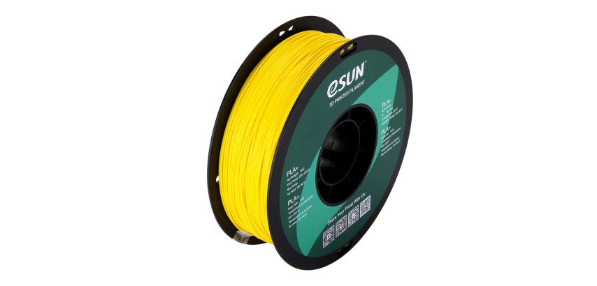 eSUN PLA+175Y1 3D Printing Material Polylactic Acid Plus (PLA+) Yellow 1 kg