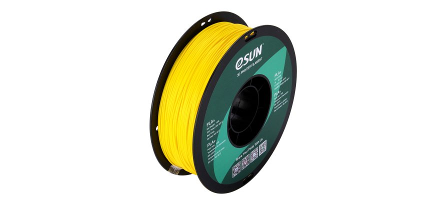 eSUN PLA+175Y1 3D Printing Material Polylactic Acid Plus (PLA+) Yellow 1 kg