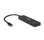 Hamlet Hub Usb 3.1 Type C 4 porte trasferimento fino a 5 Gbps