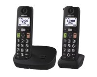 Panasonic KX-TGU112 Teléfono DECT Identificador de llamadas Negro