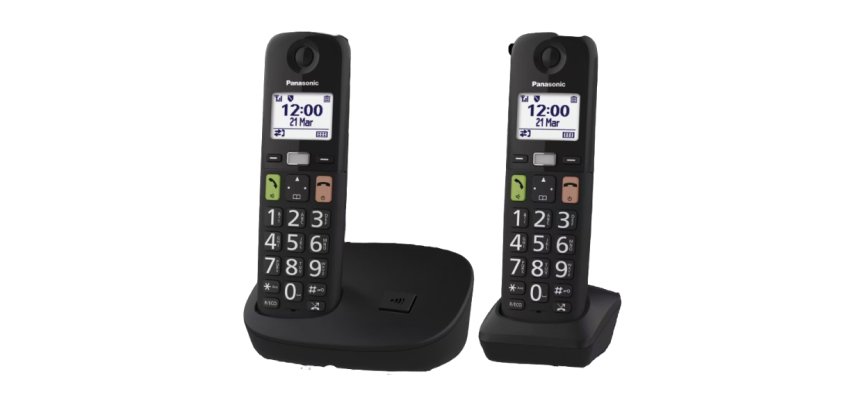 Panasonic KX-TGU112 DECT telephone Caller ID Black