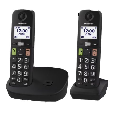Panasonic KX-TGU112 Telefono DECT Identificatore di chiamata Nero