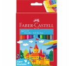 Feutre scolaire faber castell chateau pochette de 24