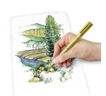 Marqueur staedtler corps metallique 8323 pointe ogive  2,7mm trace 1 a 2mm