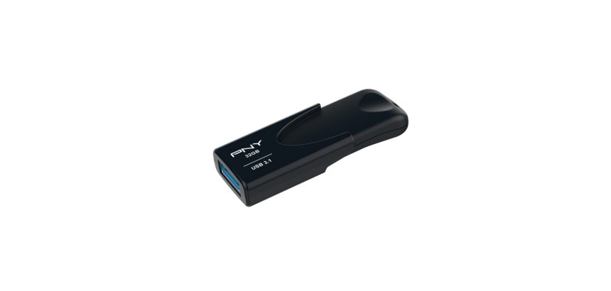 PNY Attache 4 USB flash drive 32 GB USB Type-A 3.2 Gen 1 (3.1 Gen 1) Black