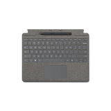 Microsoft Surface Pro Signature Keyboard with Slim Pen 2 AZERTY Belgian Microsoft Cover port Platinum