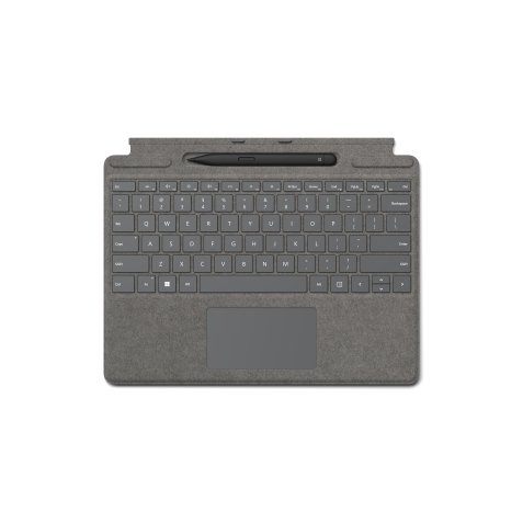 Microsoft Surface Pro Signature Keyboard with Slim Pen 2 AZERTY Belgian Microsoft Cover port Platinum