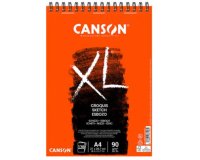 Bloc croquis canson xl spirale petit côté micro-perforations 90g a3 120f