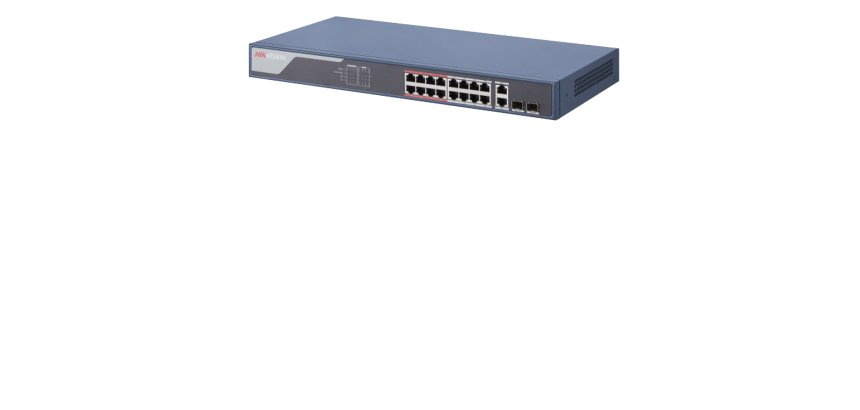 Hikvision DS-3E1318P-SI switch di rete Gestito L2 Gigabit Ethernet (10/100/1000) Supporto Power over Ethernet (PoE) Nero