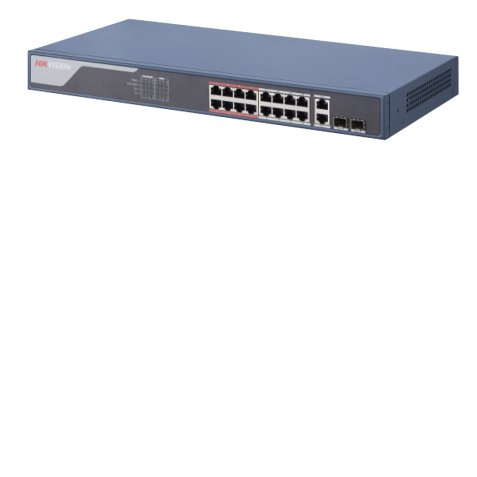 Hikvision DS-3E1318P-SI network switch Managed L2 Gigabit Ethernet (10/100/1000) Power over Ethernet (PoE) Black