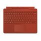 Microsoft Surface Pro Signature Keyboard QWERTY Español Microsoft Cover port Rojo