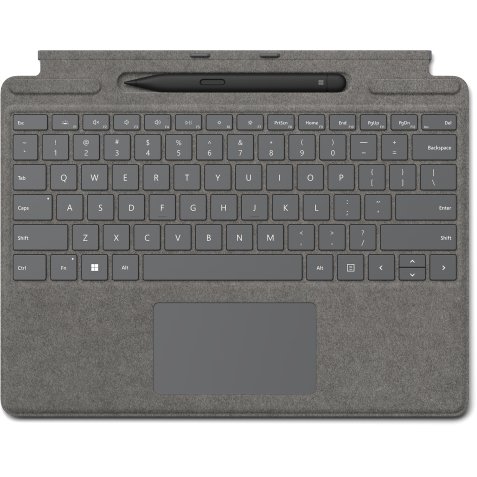 Microsoft 8X8-00173 mobile device keyboard Microsoft Cover port Platinum