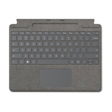 Microsoft Surface Pro Signature Keyboard QWERTY Español Microsoft Cover port Platino
