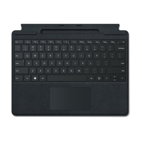 Microsoft Surface Pro Signature Keyboard QWERTY Español Microsoft Cover port Negro