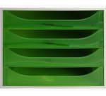 Module de classement ECOBOX, 4 tiroirs, vert pomme