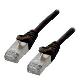 MCL Cable RJ45 Cat6 5.0 m Black câble de réseau Noir 5 m F/UTP (FTP)