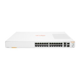 HPE Aruba Networking Aruba Instant On 1960 24G 2XGT 2SFP+ Géré L2+ Gigabit Ethernet (10/100/1000) 1U Blanc