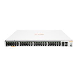 HPE Aruba Networking Aruba Instant On 1960 48G 40p Class4 8p Class6 PoE 2XGT 2SFP+ 600W Géré L2+ Gigabit Ethernet (10/100/1000) Connexion Ethernet, supportant l'alimentation via ce port (PoE) 1U Blanc