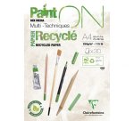 PaintON Recyclé bloc collé 30F A4 250g
