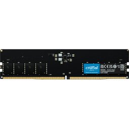 Crucial CT16G48C40U5 module de mémoire 16 Go 1 x 16 Go DDR5 4800 MHz ECC