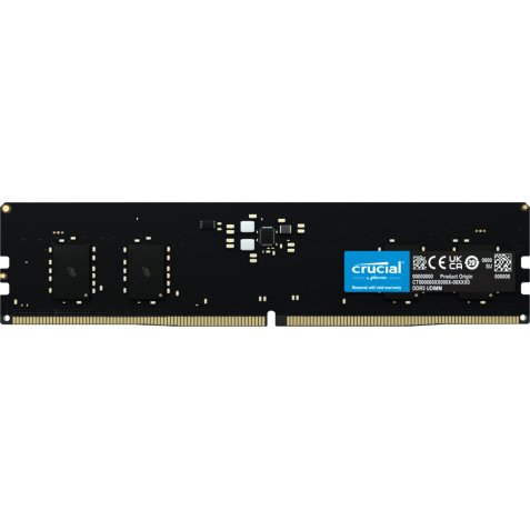 Crucial CT8G48C40U5 module de mémoire 8 Go 1 x 8 Go DDR5 4800 MHz ECC