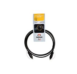 Meliconi 497202 cavo audio 1,5 m Toslink Nero