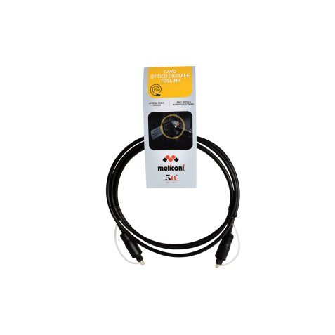 Meliconi 497202 audio cable 1.5 m TOSLINK Black