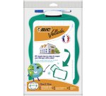 Ardoise bic velleda double face 21x31 1 feutre fin1721   bleu 1 effacette