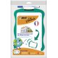 Ardoise recyclée incassable 21 x 31 cm + 1 marqueur Velleda 1721 bleu + 1 effaçette