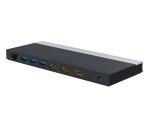 DLH Station d'accueil USB-C 4K triple affichage avec Power Delivery 100W - 2x DisplayPort / 1x HDMI