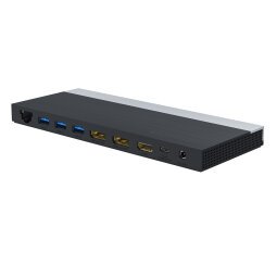 DLH STATION D'ACCUEIL USB-C 4K TRIPLE AFFICHAGE AVEC POWER DELIVERY 100W - 2x DisplayPort / 1x HDMI