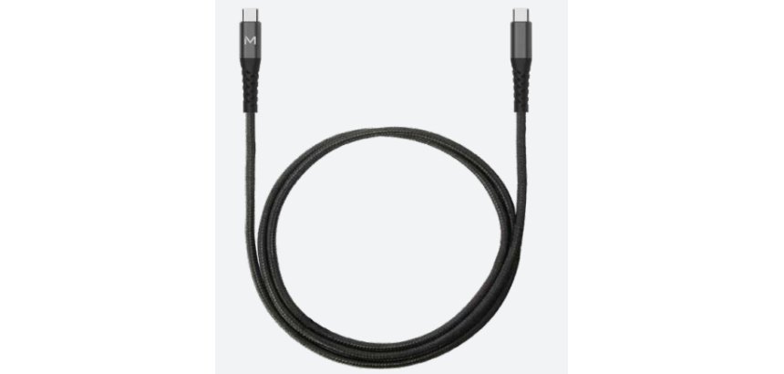 Mobilis 001342 câble USB 1 m USB C Noir