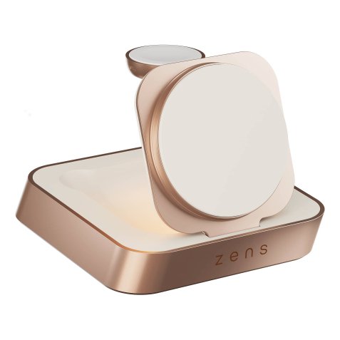 ZENS ZEDC28W/00 chargeur d'appareils mobiles Écouteurs, Smartphone, Smartwatch Cuivre Secteur Recharge sans fil Charge rapide Intérieure