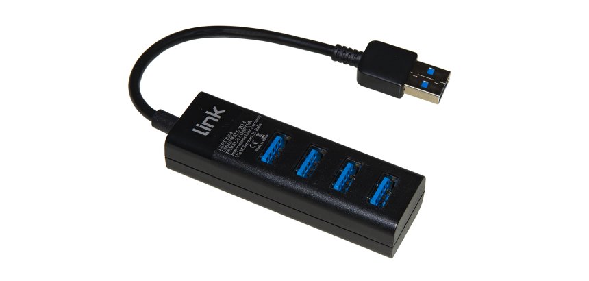 LINK Hub 4 Porte Usb 3.0 Con Cavo Cm 15