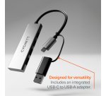 Cygnett Unite USB 3.2 Gen 2 (3.1 Gen 2) Type-A + Type-C Aluminium