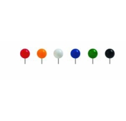 Spilli cartografici a sfera - rosso - Lebez - scatola 100 pezzi