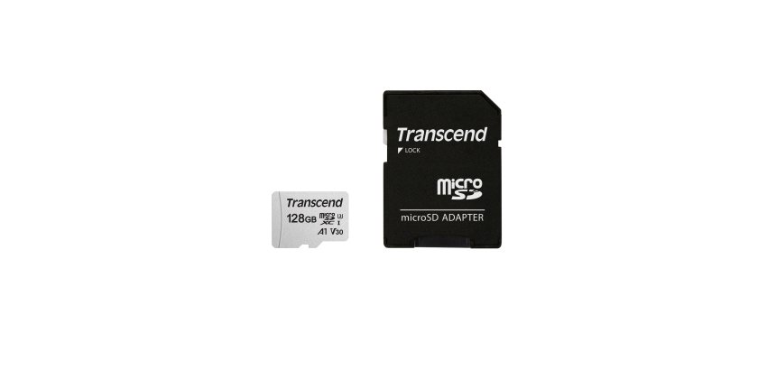 Transcend TS128GUSD300S-A mémoire flash 128 Go MicroSDXC NAND Classe 10