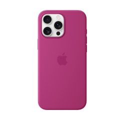 Apple Custodia MagSafe in silicone per iPhone 16 Pro Max - Fucsia